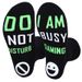 Two-color mid-tube floor socks sole English letter non-slip adhesive casual game socks_viptrois.com