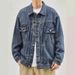 2025 Spring And Autumn New Denim Jacket Men's American High Street Brand Workwear Trendy Coat_viptrois.com