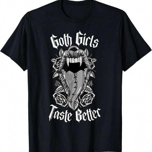 Las Chicas Góticas Saben Mejor - Camiseta De Estética Gótica Alternativa_viptrois.com