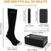 Heated Socks Warm socks winter warm electric socks USB charging long tube cold socks for men and women winter heating feet warm_viptrois.com
