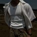 Men's Clothing Thread Slim Vest Ribbed Slim Fit Sleeveless Undershirt - Athletic Training Muscle Tee For Gym Casual Wear (White, Black, White+Black)_viptrois.com