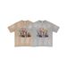 Men's Clothing Summer American Retro Oil Painting High Street Fog Short Sleeve T Shirt Distressed White Loose Tee Men's Trend_viptrois.com