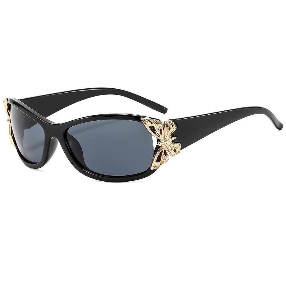 Men's Glasses Wrap Around Fashion Sunglasses Personalized Butterfly Sunglasses Hot Selling_viptrois.com