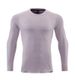 Men's Clothing Long-Sleeved Sports T-Shirt Running Quick-Drying Tights Fitness Breathable Training Outdoor Clothing Round Neck Sweatshirt_viptrois.com