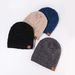 Unisex men's fleece-lined winter scarf fashion simple solid color scarf outdoor riding thick warm collar_viptrois.com