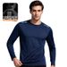 Fit Men’s Long Sleeve T-Shirt – Reflective Stripe Athletic Top With UV Protection & Quick-Dry Polyester For Running, Cycling & Streetwear_viptrois.com