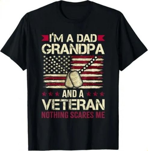 T-shirtt-shirti_m Dad Grandpa 2026 And A Veteran Nothing Scares_viptrois.com
