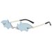 Personalized Bat Sunglasses Exaggerated Sunglasses 2022 New Frameless Trendy Sunglasses Fashion Trends_viptrois.com