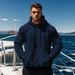 Men's Fleece Hooded Sweatshirt - Warm & Stylish Pullover With Multiple Pockets For Fall & Winter (Available In S-XXXL, Black/Navy/Khaki/Grey)_viptrois.com