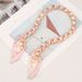 Bag Straps Single-shoulder Replacement Bag Chain, Silk Scarf Woven Decorative Bag Strap, Bag Chain, Long Metal, Simple Hand-held Underarm_viptrois.com