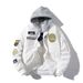 Men's Clothing Winter Fashion Brand Air Force MA1 Bomber Jacket Women's Padded Thickened Coat Multi Standard Embroidered Baseball Jacket Men_viptrois.com