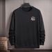 Men's Clothing Plus Size Casual Loose Fat Guy Trendy Printed Bottoming Shirt_viptrois.com