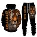New Men's Tiger Set 3D Animal Print Hooded Pullover Sweater Men's Trendy Sweater_viptrois.com