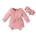 Baby clothing Baby long sleeve pit strip ha scarf girl baby autumn and winter jumpsuit bag fart clothes crawling suit_viptrois.com