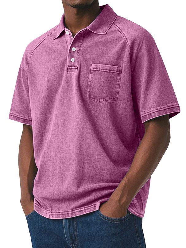 Men's Clothing Digital Printing Button Shirt Short Sleeved T Shirt_viptrois.com