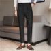Men's Slim Fit Casual Dress Pants High Waist Three Dimensional Tailoring Neapolitan Style New 2025_viptrois.com