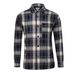 2025 Autumn New Old Money Style Fashion Brushed Long Sleeve Loose Plaid Shirt Unisex Casual Versatile_viptrois.com