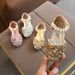 2020 Spring and Summer New Girls Leather Shoes Korean Style Baby Princess Shoes Children's Casual Shoes Sequin Shoes Pearl Dance Shoes_viptrois.com