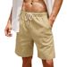 Premium Products 2025 Men's Cotton Strap Large Pocket Casual Shorts_viptrois.com