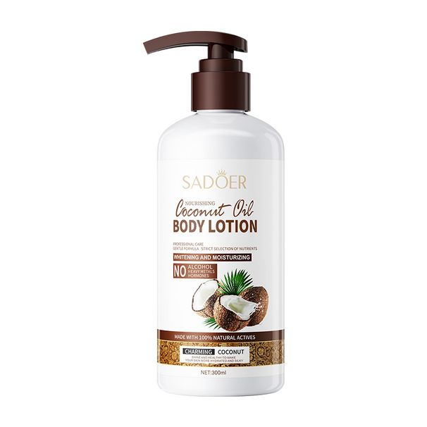 SADOER Coconut Moisturizing Body Lotion 300g Hydrating Moisturizing Moisturizing Beauty Lotion_viptrois.com