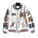 Baseball Jacket Men's Autumn Short Leather Loose Coat Pu Leather Men's Outer Wear Jacket_viptrois.com