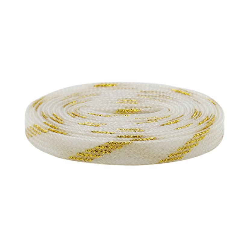 LACES Double Color Wire Six Twill Flat LACES Fashion Dazzling Canvas Sneakers Casual Shoes_viptrois.com