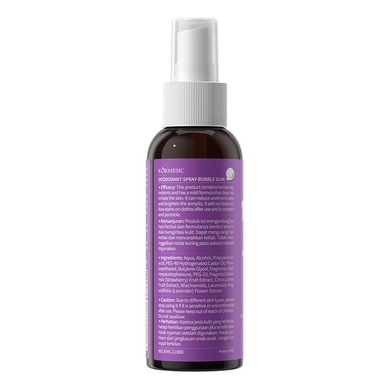 KORMESICBPOM Indonesia Deodorizing Fragrance Spray 100g Spray Fresh Fragrance_viptrois.com