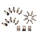 Beauty Health Nail Art Patch Wear Nail Finished Nail Art Ballet Armor Frosted Leopard Print Press On Nails_viptrois.com