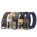 Men's Leather Belt Automatic Buckle Toothless Business Casual Men's Belt Young People's Personality Trend Nylon Canvas Versatile Belt_viptrois.com
