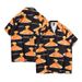 Men's Clothing Retro Cool Summer Hong Kong Style Japanese Short Sleeved Shirt Men's Korean Version Of The Trendy Loose Seaside Flower Shirt Tide_viptrois.com