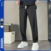 Men's Clothing Men's Lightweight Summer Dress Pants - Smooth, Wrinkle-Resistant & Breathable Straight Fit Trousers With Elastic Waistband_viptrois.com