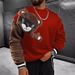 Men's Clothing Men's Sweatshirt Embroidery Casual Fashion Trend Round Neck Sweatshirt Long Sleeve Men_viptrois.com