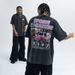 American Street Style Washed Printed Vintage Loose Short Sleeve T-Shirt Unisex Couple Versatile Top Autumn_viptrois.com