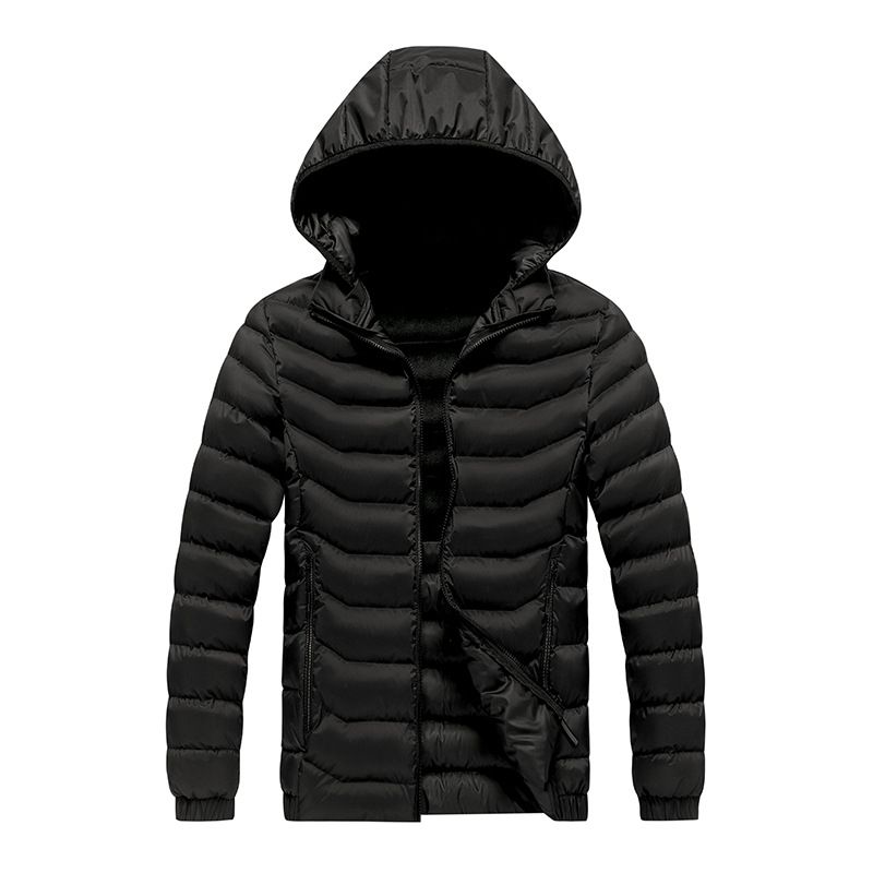 Removable Hat, Ribs, Cotton-padded Clothes For Men, New Casual Fashion Warm Jackets For Men In Autumn And Winter_viptrois.com