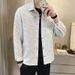 Shirt Jacket Boyfriend Spring And Autumn New Lapel Casual Jacket Trendy Brand Small Fragrant Sequins Men's Clothes_viptrois.com