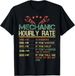 T-shirtfunny Hourly Rate Auto Repair 2026 Mechanic Labor_viptrois.com