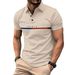 Men Polo Shirt Fashion Fun Letter Print Polo TShirt Casual Button Summer Breathable Loose Business Clothing Men Short Sleeve Top_viptrois.com