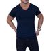 Men's Quick Drying Breathable V Neck T-Shirt Solid Color Running Sports Casual Sweat Wicking Short Sleeve Top In Black Gray Khaki_viptrois.com
