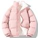 Men's Clothing Unisex Fleece-Lined Winter Coat For Couples – Warm & Stylish Stand Collar Jacket With Cozy Sherpa Lining (Multiple Colors & Sizes)_viptrois.com