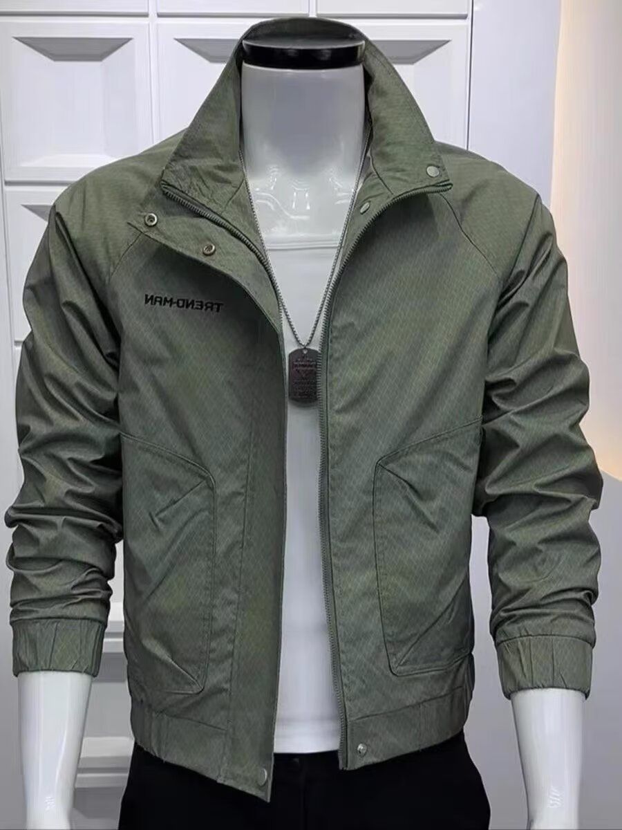 2025 Spring And Autumn Handsome Jacket Men's Ins High Street Tide Brand Hong Kong Model Japanese Harajuku Model Korean Version Fashion Loose Jacket_viptrois.com