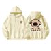 New Long Sleeve Printed Hoodie For Men And Women, Lazy Trendy Fashionable Design, Versatile Loose Top_viptrois.com