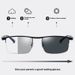 Half Frame Anti-blue Photochromic Men's Autozoom Progressive Multi-focus Bifocal Reading Glasses_viptrois.com