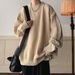 Artistic Jacquard Long Sleeve Sweater Versatile Fashion Knitted Sweater New Line Thread Clothes_viptrois.com