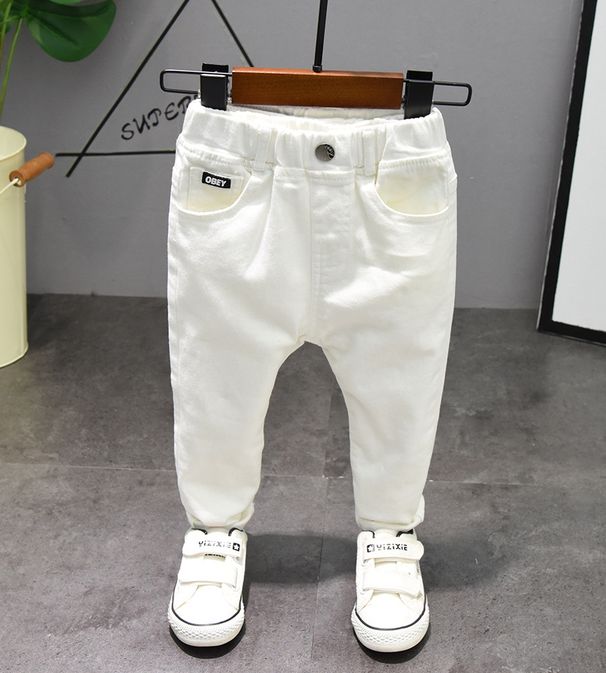 mother&kids Spring and Autumn New Korean Style Solid Color Casual Pants for Children, Boys and Girls 830 831_viptrois.com