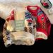 Pure Heavyweight Fleece-Lined Thick For Men Winter Trendy Loose Lazy Style Christmas Knitted Sweater Couple Outfit Cardigan_viptrois.com
