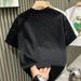 Trendy Brand Versatile Fashionable Round Neck Short T-shirt For Men With Starry Sky And Diamond Hot Stamping Slim Fit,_viptrois.com