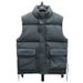 Unisex Stand Collar Vest – Lightweight Winter Puffer Sleeveless Jacket For Streetwear & Layering (Black/Grey/Cream, M-4XL)_viptrois.com