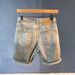 Men's Clothing High End Summer New Retro Distressed Denim Shorts Men's Slim Fit Trendy Casual Mid Length Pants Stretch Five Point Pants Trendy_viptrois.com