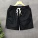Men's Clothing Summer Men's Shorts Fashion Casual Versatile Quick Drying Beach Pants Solid Color Simple Trend Sports Couple Style Four Point Pants_viptrois.com