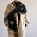 Apparel Accessories Autumn and winter new big-name wind trend bee print scarf fashion outside shawl cashmere warm scarf thickened_viptrois.com